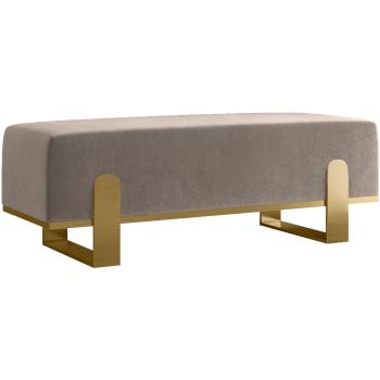 Předsíňová lavice SULA 100cm zlatý / paros 03