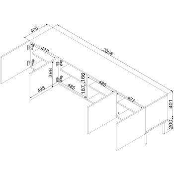 cama-palazzo-bis-rtv-200-4d-lazzo-bis-w